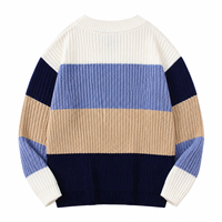 Pull à col rond à manches longues de haute qualité, décontracté, pour homme, tricoté, Noël, sur mesure, grande taille, pull de créateur