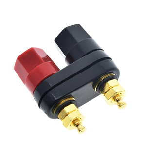 Kwaliteit Bananenpluggen Paar Terminals Rood Zwart <span class=keywords><strong>Connector</strong></span> Versterker <span class=keywords><strong>Terminal</strong></span> Binding Post Banaan <span class=keywords><strong>Speaker</strong></span> Plug <span class=keywords><strong>Jack</strong></span> - Product Image 4