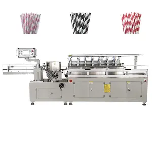 China Papier Stro Buis Making Machine Met Rijst 8 Snijden Messen