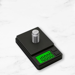 Báscula Electrónica de Cocina de 1000g/0.01g, Mini Báscula de Bolsillo para Joyería con Retroiluminación, Tapa, Calibración, Funciona con Batería, Báscula para Café - Product Image 1