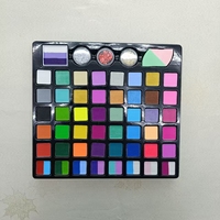 Kit de peinture pour le visage et le corps Halloween Glow Dark Neon UV pour enfants, 49 couleurs, à base de plantes naturelles, à base d'eau, avec pochoirs