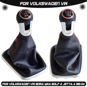 <span class=keywords><strong>Pommeau</strong></span> <span class=keywords><strong>de</strong></span> Levier <span class=keywords><strong>de</strong></span> Vitesses <span class=keywords><strong>de</strong></span> Voiture 5/6 Vitesses avec Soufflet en Cuir PU pour Volkswagen VW <span class=keywords><strong>Golf</strong></span> <span class=keywords><strong>4</strong></span> IV MK4 GTI R32 Bora Jetta 1999-2004 - Product Image 5