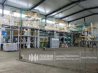 Fabricant usine de transformation de grains pour le nettoyage du maïs, du riz, du sésame avec moteur machine de nettoyage des grains