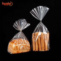 Sacs en plastique transparents OPP pour boulangerie, sacs transparents personnalisés avec logo pour pain, toasts, beignets, croissants, emballage alimentaire