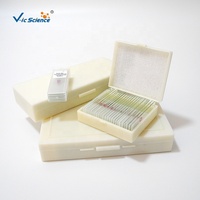 120 Species Animal & Plant Specimen Set for School Science Education & Lab Display Prepared Slides
