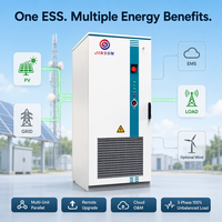 Système de stockage d'énergie à refroidissement liquide 100 kWh 261 kWh 125 kW, système de stockage d'énergie industriel et commercial BESS, batterie Lifepo4, conteneur extérieur IP54