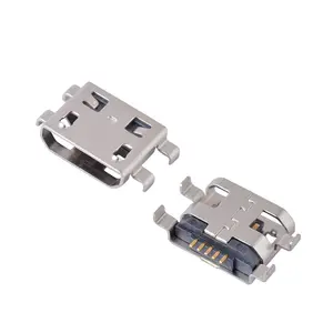 Vrouwelijke 5 Pins 1.8a Micro Mini Type B Usb Connector Voor Opladen Interface Poort Jack Socket Smt Usb2.0 Usb Type B Connector