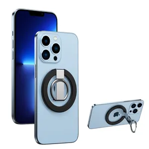 New Foldable Mini Cell Phone Ring Holder Expanding Phone Grip Custom Logo Mobile Phone Holder Socket Thin Ring Magnet Stand