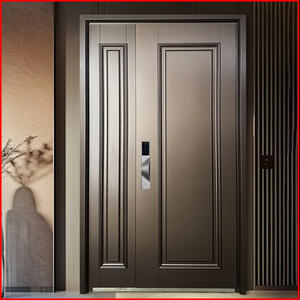 La mejor opción para interiores modernos, puertas <span class=keywords><strong>de</strong></span> seguridad <span class=keywords><strong>de</strong></span> <span class=keywords><strong>aluminio</strong></span> <span class=keywords><strong>de</strong></span> acero inoxidable precolgadas, estructura antirrobo, garantía <span class=keywords><strong>de</strong></span> 5 años - Product Image 4