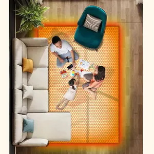 Tappetino riscaldante a pavimento in grafene di fabbrica per anziani, bambini e animali domestici tappeto riscaldante elettrico per interni