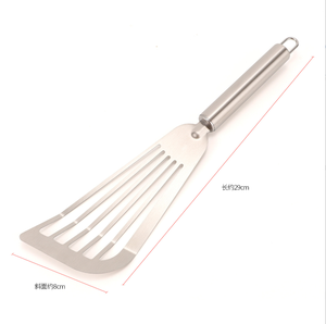 DFT01 Perfect for Frying Heat Resistant Dishwasher Safe Stock wholesales Stainless steel slotted turner Fish turner - Product Image 3