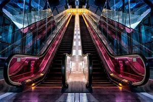 Fuji thang cuốn 35 độ không hộp số PVC cho khách sạn kho trung tâm mua sắm - Product Image 4