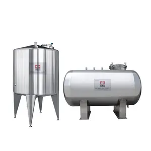 Customizable large horizontal stainless steel oil storage tank/wine storage tank/water storage tank