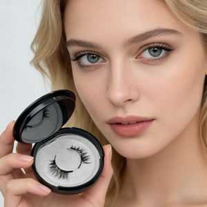 Nuevas <span class=keywords><strong>pestañas</strong></span> <span class=keywords><strong>postizas</strong></span> magnéticas cuánticas, sin <span class=keywords><strong>pegamento</strong></span>, sin delineador, hechas a mano, de pelo sintético, libres de crueldad animal, reutilizables, <span class=keywords><strong>con</strong></span> banda suave. - Product Image 6