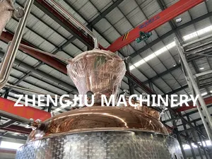 جهاز تقطير الكحول, 3000L حجم كبير معدات التقطير التجارية تقطير الكحول ويسكي الفودكا استخراج للصناعة - Product Image 4