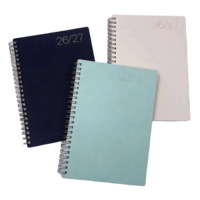 Carnet de notes A5 en cuir PU personnalisé, couleur au choix, avec logo sur mesure, agenda 2026, carnet à spirale