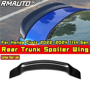 สปอยเลอร์หลังสำหรับ Honda Civic 2022-2024 รุ่นที่ 11 ปีกสปอยเลอร์หลังคา ชุดแต่งรถยนต์ - Product Image 2