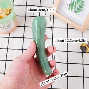 Varita de Masaje de Cuarzo Rosa Natural al por Mayor, Palo de Masaje de Cristal Energético, Dildo de Cuarzo para Mujeres - Product Image 2