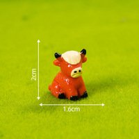 Glow-in-the-dark kleine dieren Yak DIY harsaccessoires en -ornamenten