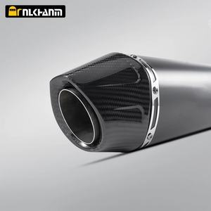 Silencieux universel 51 mm <span class=keywords><strong>SC</strong></span> en acier inoxydable et fibre de carbone pour moto, nouveau Nlkhanm, garantie 12 mois, 570 mm, R6 MT09 <span class=keywords><strong>Ninja</strong></span> GSX - Product Image 4