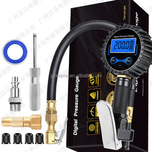 Medidor <span class=keywords><strong>de</strong></span> <span class=keywords><strong>Presión</strong></span> <span class=keywords><strong>de</strong></span> Aire Digital con Pantalla LCD Retroiluminada Manómetro para Neumáticos <span class=keywords><strong>de</strong></span> Coches, Camiones y Bicicletas - Product Image 1