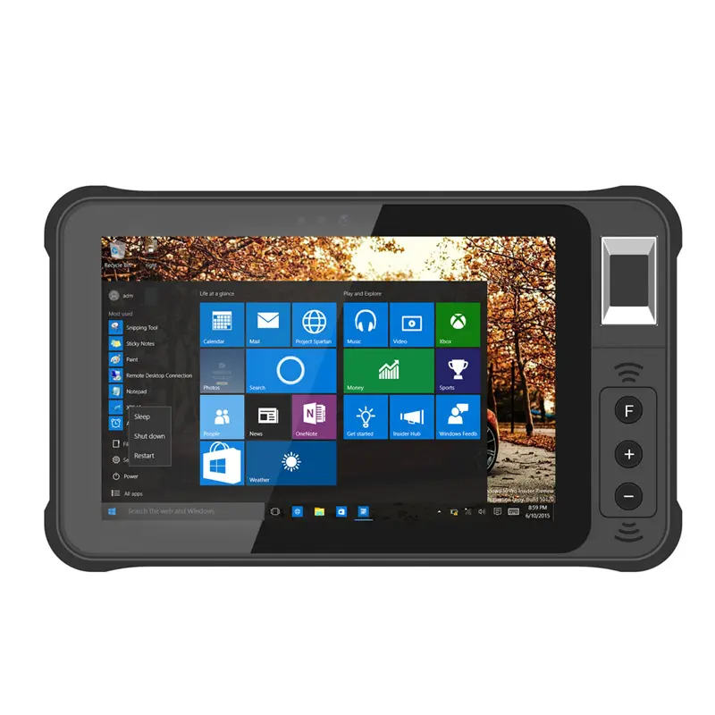 Cheapest HIDON Rugged tablet 7 inches Win10 pro os 4G ram DDR 64G EMMC U-BLOX M8 GNSS GPS with NFC 4G networks car tablet usings