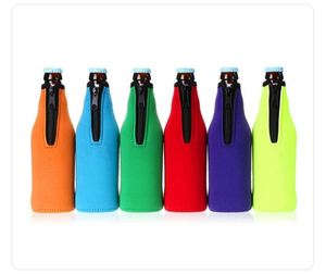 Fundas Enfriadoras para Botellas de Cerveza de 12 oz para Fiestas, Aislantes de Neopreno Plegables, Funda Aislante para Botellas de Cerveza con Cierre - Product Image 4
