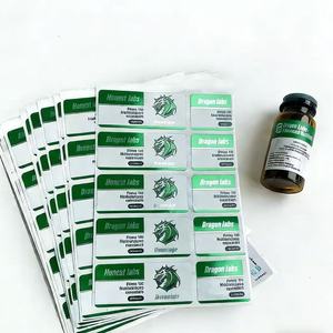 Impresión de Logotipo Personalizado, Etiquetas Holográficas Impermeables para Viales de 10 ml, Etiquetas para Viales de 3 ml, Etiquetas Adhesivas Holográficas para Péptidos - Product Image 3