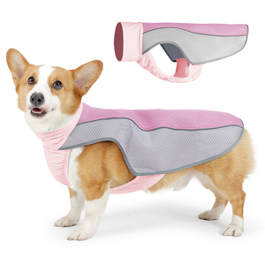 Chaleco de refrigeración evaporativo para perros grandes, chaqueta, abrigo, fragmentos de hielo, protector solar, ropa de refrigeración para mascotas aislada, adecuada para el verano - Product Image 2