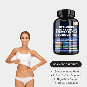 High Quality <b>SEA</b> <b>MOSS</b> <b>Capsules</b> OEM/ODM Immunity Enhancing Detoxifying Health Care Supplements for Adults - Product Image 2