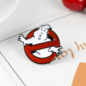 Ghostbusters Movie Badge Wit Ghost Badge Broche Bag Kleding Revers Pin Cartoon Halloween Grappig Emaille Pins - Product Image 5