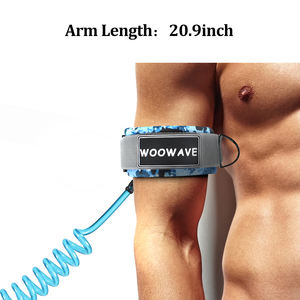 Nouvelle laisse de planche de surf Sup enroulée à dégagement rapide taille laisse de Surf taille/sangle de poitrine laisses Sup libérables pour les surfeurs de rivière - Product Image 2