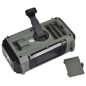 Multifunctional Factory LCD Display Full Band FM AM SW WX Radio Solar Hand Crank Portable Outdoor Radio Rechargeable Durable - Product Image 4