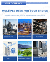 Échangeur de chaleur industriel marin en titane |   Refroidisseur à plaques tubulaires sur mesure pour moteur de navire et refroidissement d'huile hydraulique