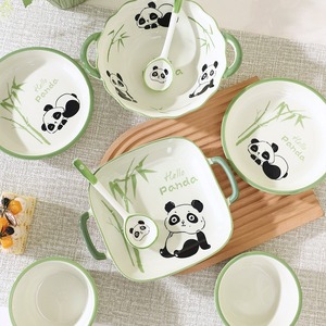 Набор керамической посуды для панды - Product Image 3