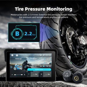Navegador GPS para Motocicleta de 7 Pulgadas, Impermeable, Extraíble, Inalámbrico, con CarPlay, Android Auto, Bluetooth, TPMS, Pantalla Giratoria Horizontal y Vertical - Product Image 4