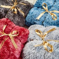 Super doux moelleux peluche Shaggy tie-dyed paon polaire fausse fourrure jeter couverture hiver Polyester pour canapé-lit canapé