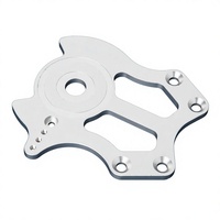 Placa de Montaje de Acero Inoxidable Mecanizada por CNC, Componente de Soporte Mecánico Industrial Fabricado a Medida con Precisión, Pieza de Calidad OEM