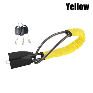 Dispositif <span class=keywords><strong>antivol</strong></span> universel Sinodiving en acier avec verrouillage automatique et 3 clés pour camions/SUV/citadines, acier rétractable - Product Image 5