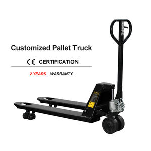 Forklift Manual Hitam Berkualitas Tinggi 1,5-5 Ton, Penjualan Langsung Pabrik, Kustomisasi OEM ODM, Hand Pallet Truck - Product Image 2