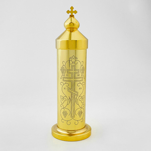 HT din ürün satış yüksek kalite kilise malzemeleri ortodoks aksesuarları dini altın kaplama kilise kutsal su seti - Product Image 6