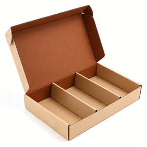 Cajas de Correo Corrugadas Reciclables Personalizadas de Primera Calidad |   Empaque de Envío de Papel Kraft Resistente - Product Image 6