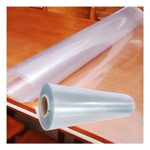 Rouleaux de nappes transparentes en PVC inodores, faciles <span class=keywords><strong>à</strong></span> nettoyer, résistantes <span class=keywords><strong>à</strong></span> l'huile, pour restaurants et salons, en matière plastique crochetée - Product Image 2