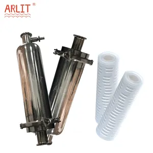 Industrial 10 Inches OD 69 0.22 1 Micron PP-A Pleated Filter Element Factory Laboratory Testing Filter Cartridge