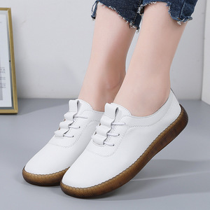 Autumn New Style Leather <b>for</b> <b>Elderly</b> People With Straps Lightweight Non-Slip Slip-on Women's <b>Shoes</b> Comfortable Mom <b>Shoes</b> - Product Image 3