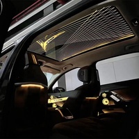 Meilleure vente LED intérieur de voiture lumière ambiante plaque de couverture lumineuse LED haut-parleur couverture lumières d'ambiance pour BMW nouvelle série 7 G70 i7
