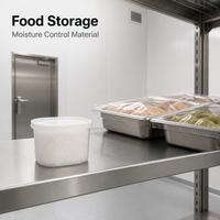 Absorbeur d'humidité déshydratant au chlorure de calcium pour la prévention des maladies de pourriture du blé, des pommes et du chou, conservateur alimentaire