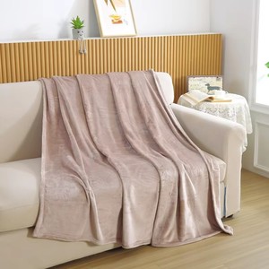 Fei Yue Vente en gros de couvertures en flanelle tricotée douces et moelleuses personnalisées, couvertures en flanelle bon marché - Product Image 2