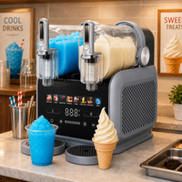 Machine à slush portable entièrement automatique à commande numérique pour les hôtels, les bars et les foyers, certifiée CE/ETL/LFGB, ODM/OEM