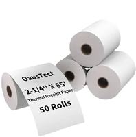 OEM 80x80mm thermische rolletjes met aangepast logo voor restaurants, horeca en POS-systemen. Op voorraad.